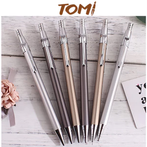 Bút Chì Bấm TOMI Vỏ Kim Loại Ngòi 0.5mm Sắc Sảo Bền Đẹp 176