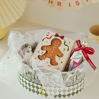 Nến thơm quà tặng giáng sinh hình cây thông, ông già noel kèm hộp