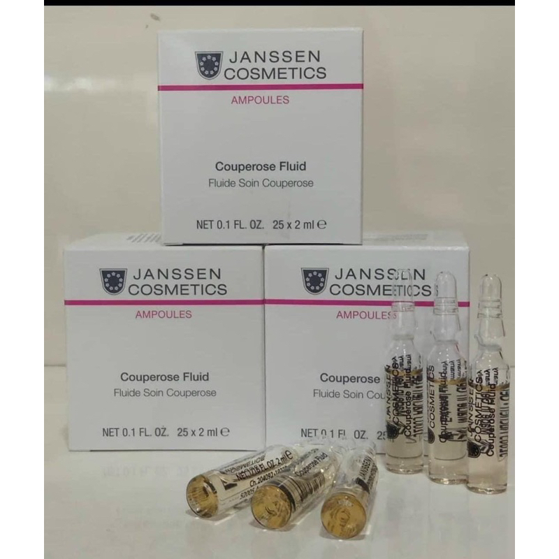 Tinh chất phục hồi giãn mao mạch Janssen Cosmetics Ampoules Couperose Fluid tách lẻ ống Shopee