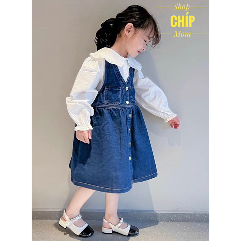 giày búp bê bé gái mũi đen da bóng mềm êm chân chống trượt QCCC có hộp cho bé từ 2 tuổi có size đại cống chúa tiệc V85
