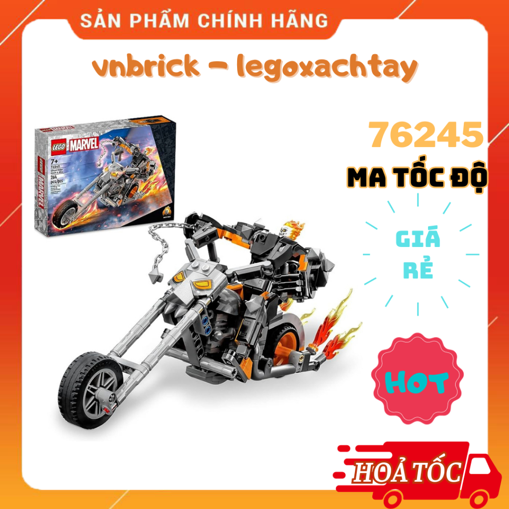 LEGO Marvel 76245 Ghost Rider Mech & Bike Ma Tốc Độ | Shopee Việt Nam