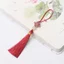 DÂY ĐỒNG TÂM KẾT CHỈ VÀNG - Móc Khóa Tua Rua Cổ Phong Đạo Cụ Chụp Ảnh Quà Tặng Treo Trang Trí