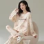 Bộ pijama nữ Hàng Quảng Châu DÀI TAY QUẦN DÀI CÓ MÚT NGỰC Mỏng (kèm VIDEO THẬT) bộ ngủ nữ dài tay sau sinh