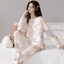 Bộ pijama nữ Hàng Quảng Châu DÀI TAY QUẦN DÀI CÓ MÚT NGỰC Mỏng (kèm VIDEO THẬT) bộ ngủ nữ dài tay sau sinh