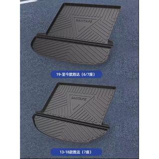 Lót Cốp Hyundai Santafe Đời 2012-2023 Chống Mài Mòn Gấp Mép (Hàng Nội Địa Trung)