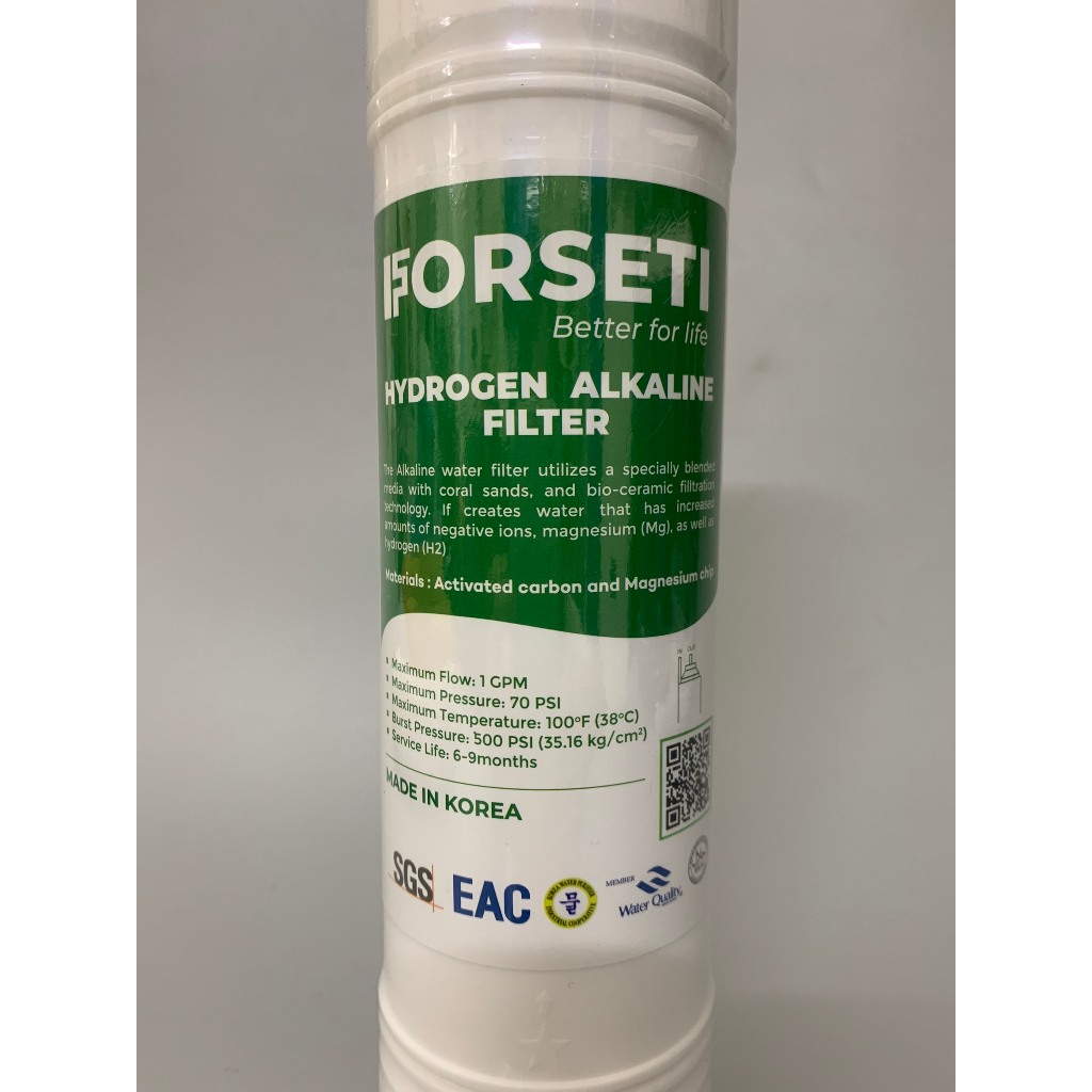 Lõi Hydrogen Alkaline Hàn Quốc Tăng pH Cho Nước Lên 8-10, Tạo Nước Kiềm Tính