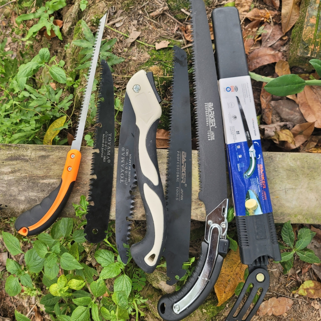 (FREESHIP) Combo Cưa Cầm Tay SK5 ( Cưa Gập, Cưa Lách New  và Cưa Barker) Làm Vườn Bonsai - Dụng Cụ Nông Nghiệp GD Smart