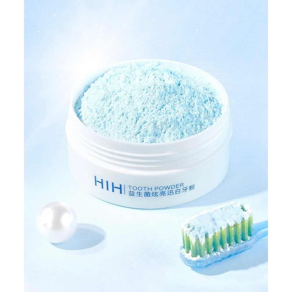 Bột Trắng Răng HIH Trắng Bật Tông, Dứt Điểm Hôi Miệng, Sạch Vết Ố Trên Răng