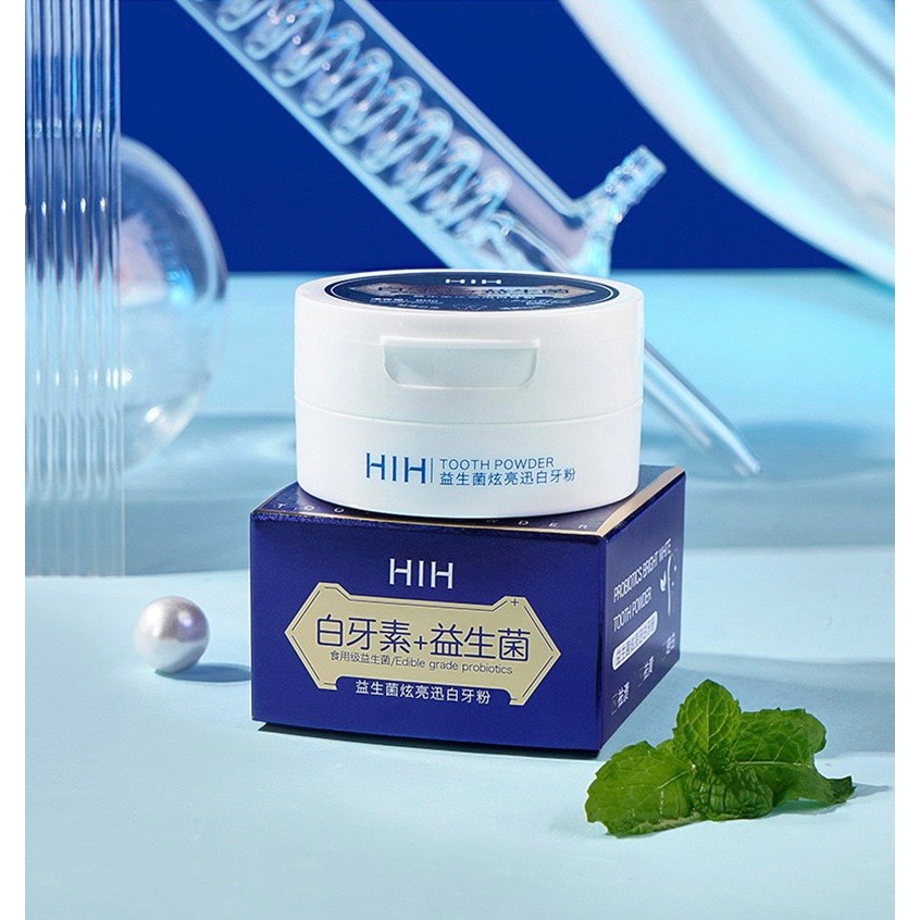 Bột Trắng Răng HIH Trắng Bật Tông, Dứt Điểm Hôi Miệng, Sạch Vết Ố Trên Răng