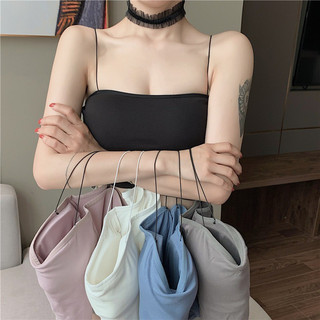 Áo 2 Dây Sợi Bún Có Đệm Ngực Kiểu Dáng Thon Gọn Thời Trang A14