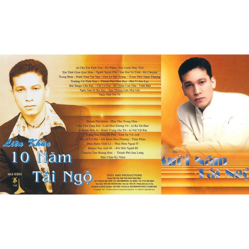 Băng Cassette Liên Khúc Mạnh Hùng 10 Năm Tái Ngộ