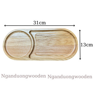 Sản Phẩm Khay gỗ , kích thước 13x33cm ,gỗ tần bì , Sừ dụng đa năng.