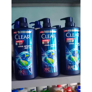 (Chính hãng Unilever) dầu Gội đầu Clear 880g men date 2026