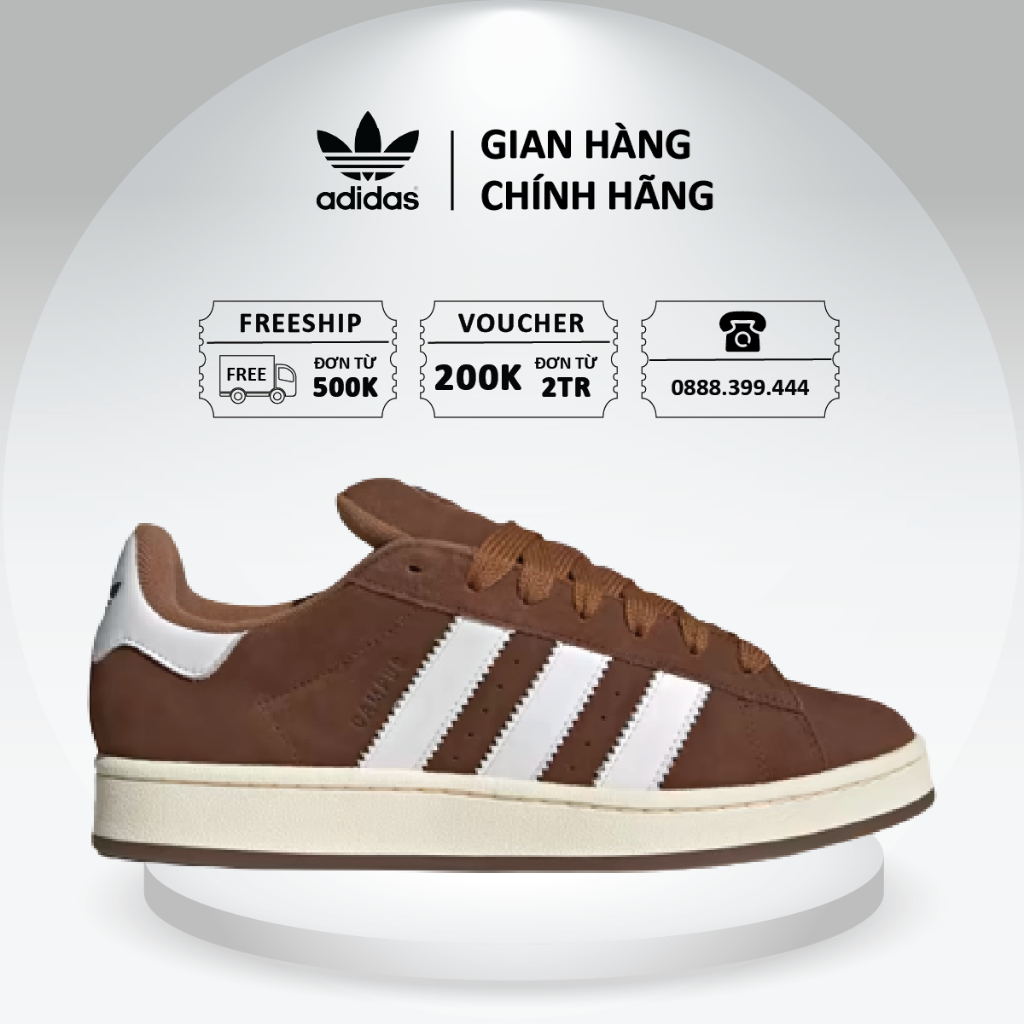 [ CHÍNH HÃNG ] Giày Adidas Campus 00s ‘Brown White’ GY6433 | Shopee ...