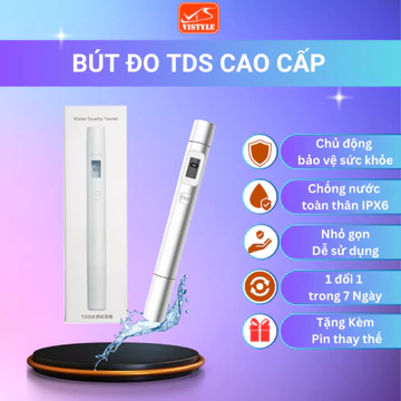 Bút đo TDS Cao cấp Kiểm tra chất lượng nước, Bút thử nước sạch Độ chính xác cao Dễ dàng sử dụng - vistyle shop