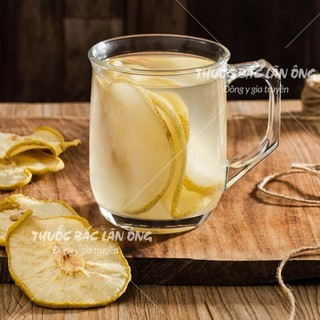 Lê vàng thái lát 100g, lê pha trà, chưng yến thơm ngọt - Lãn Ông