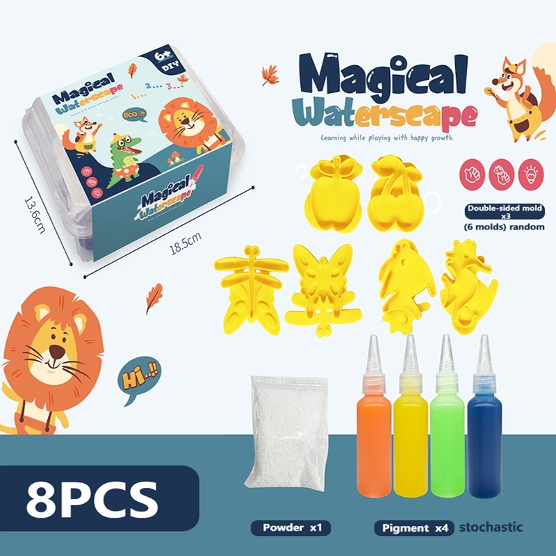 Đồ Chơi Tạo Hình Nước Biển Trẻ Em Diy Magic Water Toy Handmade 3d Water