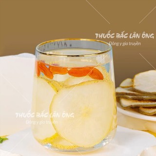 Lê vàng thái lát 100g, lê pha trà, chưng yến thơm ngọt - Lãn Ông
