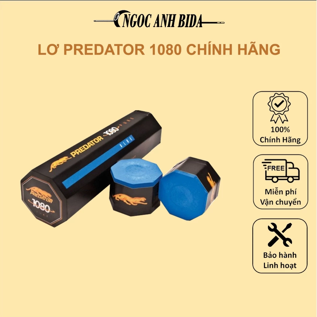 Lơ PREDATOR 1080 Chính Hãng, Bán Lẻ Theo Viên Hoặc Tuýp 5 Viên