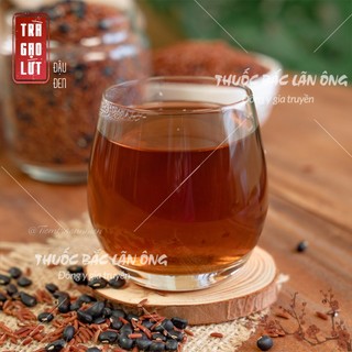 Trà gạo lứt đậu đen lá nếp 100g, trà thảo mộc thanh nhiệt, giải nhiệt, thanh lọc cơ thể - Lãn Ông