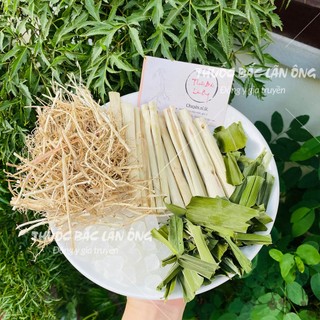 Trà rễ tranh mía lau lá nếp, sâm mía lau, set nấu 3-4 lít nước, trà giải khát, thanh nhiệt