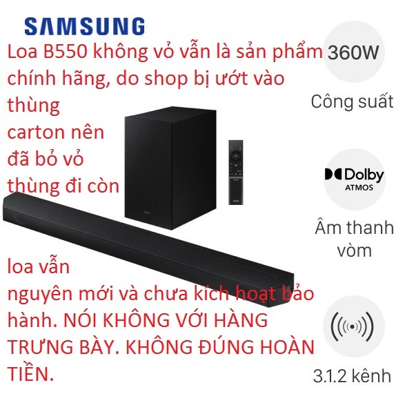 Loa thanh Soundbar Samsung HWB550/XV Shopee Việt Nam