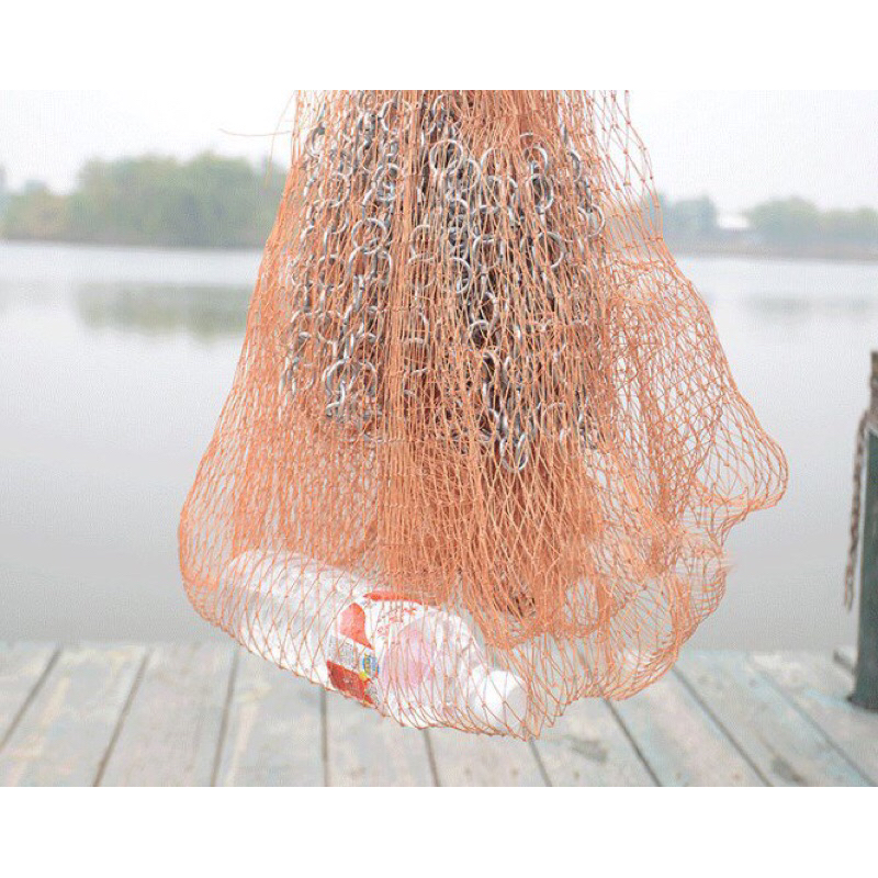 Chài đánh cá sợi dù mắt 4cm cao 5m bung tròn 10m hàng loại 1 chài siêu bền