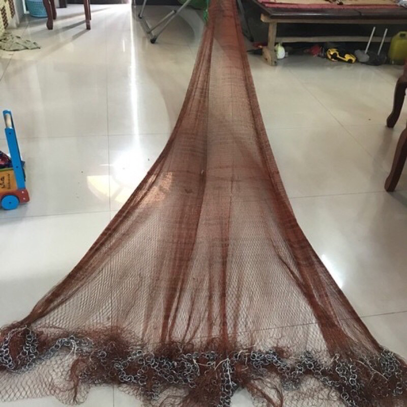 Chài đánh cá sợi dù mắt 4cm cao 5m bung tròn 10m hàng loại 1 chài siêu bền