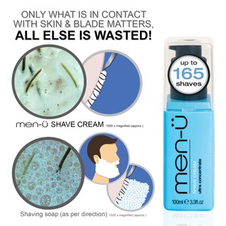 Kem cạo râu siêu đậm đặc Men-U Shave Cream 100ml