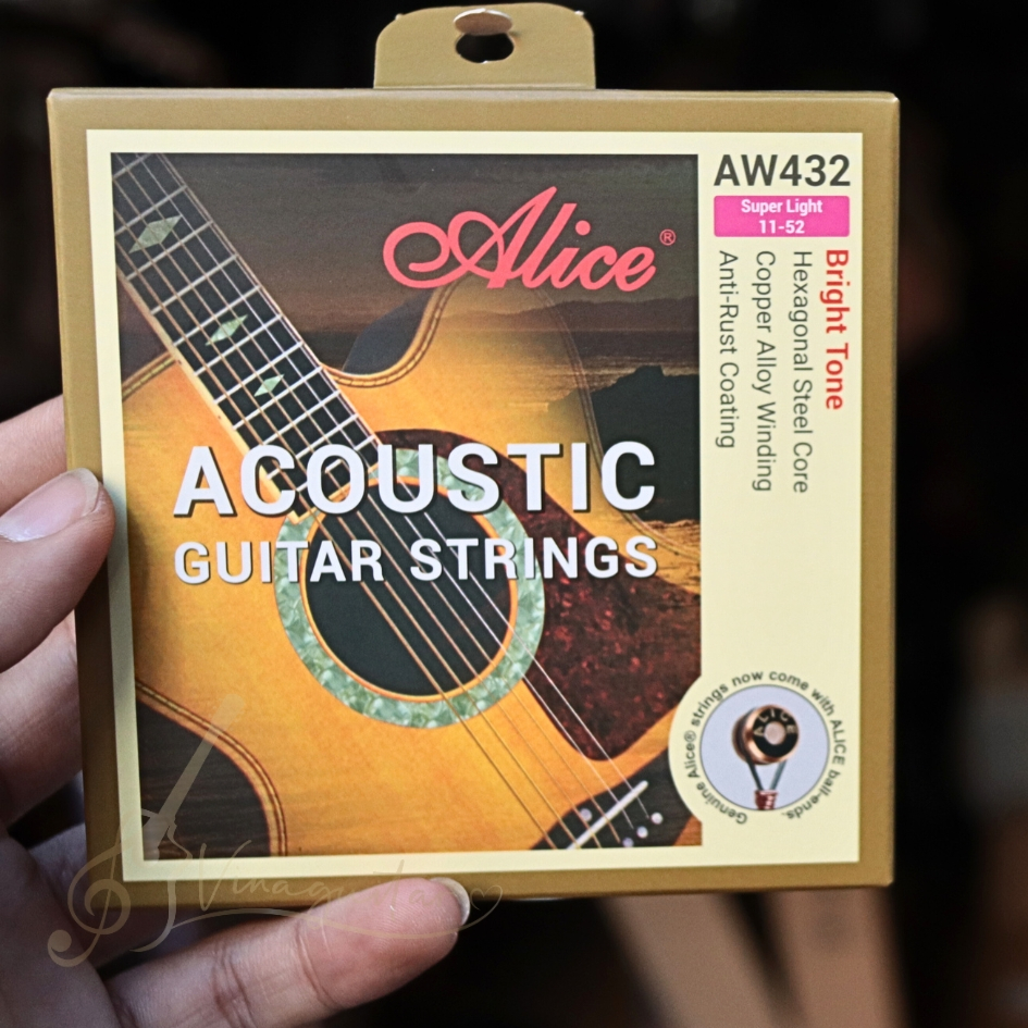 Dây đàn Guitar Acoustic Alice Aw432 2024 Chính Hãng Shopee Việt Nam