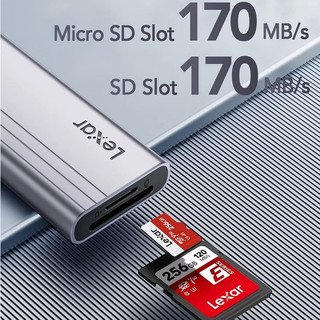 Bộ chia cổng USB 7 in 1 Lexar Hub H31, 3 cổng USB 3.2, 1 cổng HDMI 2.0, 1 cổng sạc nhanh 100W, khe thẻ nhớ Micro SD/ SD