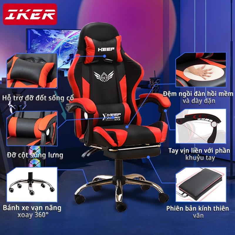 Ghế Gaming - Ghế chơi game đa chức năng - HM50 | Shopee Việt Nam