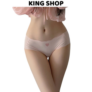 Quần lót nữ đúc su cute viền lượn sóng cạp trễ nâng mông nhẹ King Shop L-8520