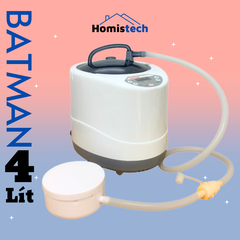 Nồi Xông Hơi BATMAN 4L - Chất Lượng Cao, Bảo Hành Tại Nhà 12 Tháng ...