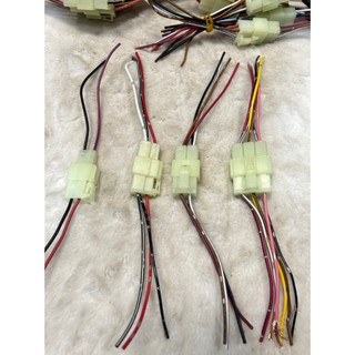 Combo 10 Giắc cắm điện, giắc điện đực cái 2 chân, 3 chân, 4 chân, 6 chân (giắc vuông)