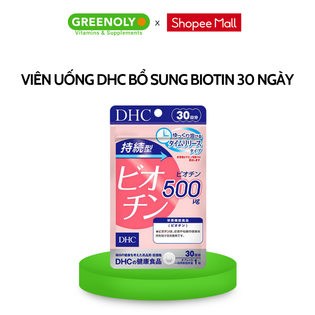 Ảnh Viên uống DHC Biotin ngăn rụng tóc, hỗ trợ mọc tóc Biotin gói 30 viên (30 Ngày) 2