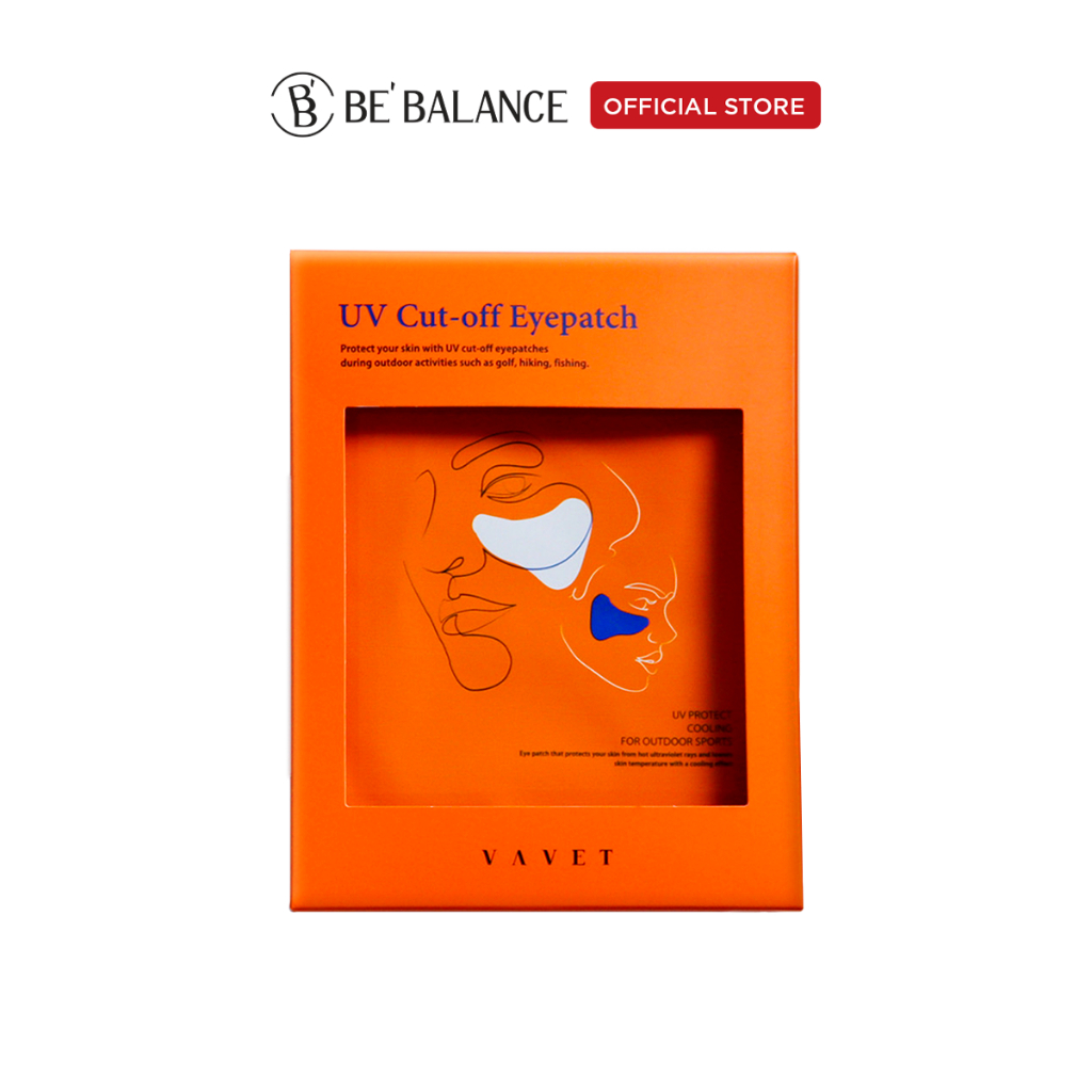 Ảnh Combo 2 Hộp Miếng Dán Chống Nắng Gò Má Be'Balance UV CUT OFF EYEPATCH giúp Chống Tia UV Bảo Vệ Da 1