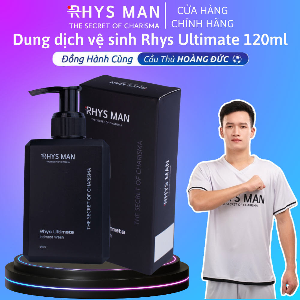 Dung dịch vệ sinh nam giới hương bạc hà RHYS MAN Rhys Ultimate 120ml ...
