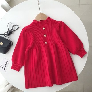 [[ xả kho ]] Váy len xếp li bé gái từ 1 - 9 tuổi phong cách hàn quốc