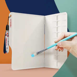 HIMI MIYA - Khay pha màu palette nhựa nhiều mẫu: vuông gấp gọn / hình đĩa tròn mở nhiều size❣️màu nước, gouache, acrylic