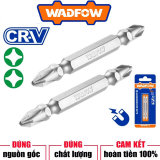 ĐỒ NGHỀ WADFOW  Bộ 2 Mũi bắt vít 2 đầu PH2+PH2 65mm WSV0K12