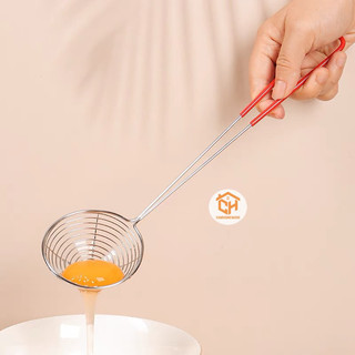 Chao Múc Trân Châu, Topping Trà Sữa Tay Cầm Đỏ Cam Homeware