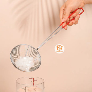 Chao Múc Trân Châu, Topping Trà Sữa Tay Cầm Đỏ Cam Homeware
