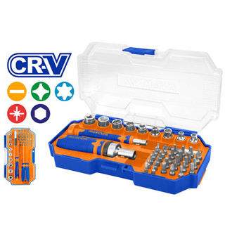 ĐỒ NGHỀ WADFOW Bộ 43 chi tiết bắt vít WSS8B43