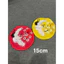 patch vải ủi nhiệt thêu hình thời trang tròn cò hoa anh đào