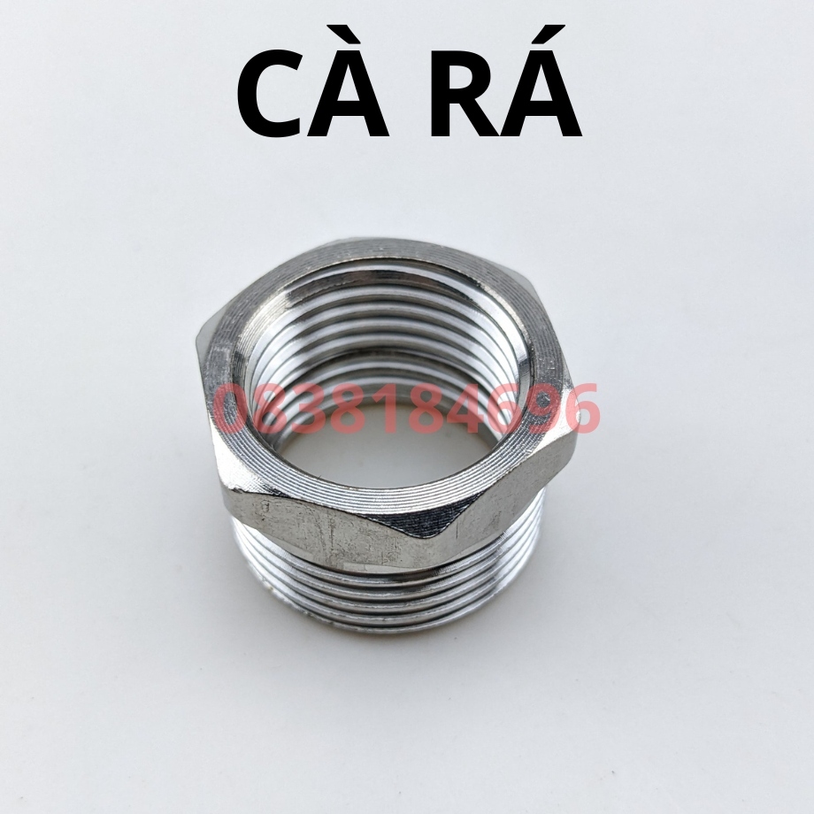 Cà rá Nối ren, lơ thu bằng inox ren trong ngoài, Ren Trong 20 ngoài ...