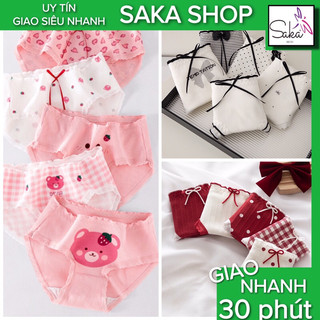 Quần lót nữ cotton kháng khuẩn thoáng khí thấm mồ hôi