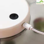 CHẬU - RỔ QUAY VẮT TÁCH NƯỚC LÀM KHÔ RAU BẰNG ĐIỆN (6L) "BAHAMAR"  chạy bằng điện và có thể sạc lại bằng USB, chỉ cần bậ — ảnh 5