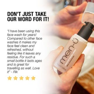 Sữa rửa mặt siêu đậm đặc Men-U Healthy Facial Wash