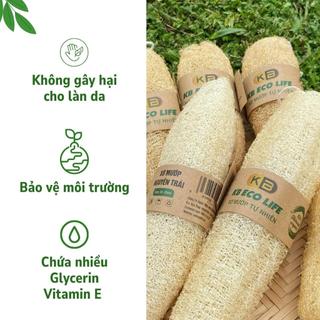 Xơ Mướp Nguyên Trái Lành Tính KB Ecolife Hoàn Toàn Tự Nhiên Không Chất Tẩy Trắng Và Hóa Chất Độc Hại